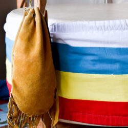 coloured cloth